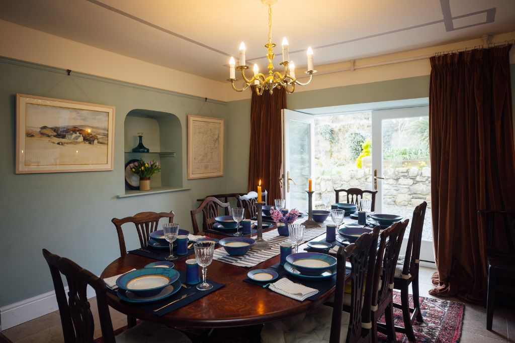 Penrhiw Farm BnB - Food - Evening Meals - Dining Room