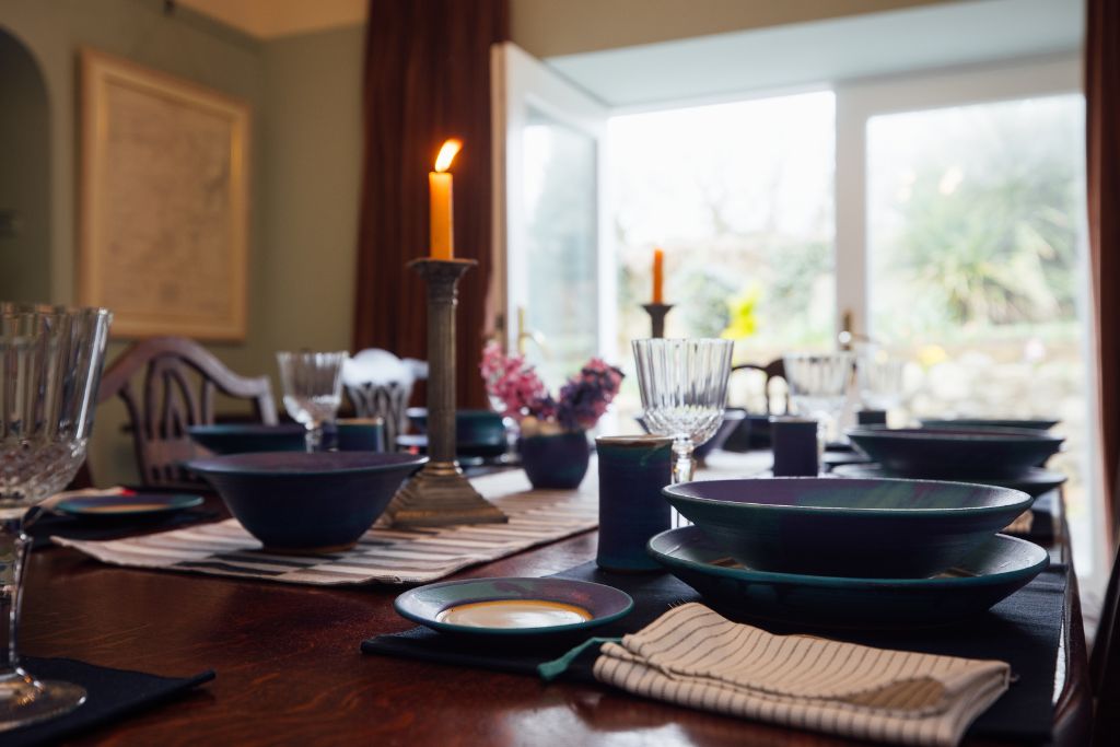 Food at Penrhiw - Dining Table